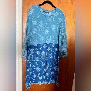 Gudrun Sjoden XL Thick Cotton Knit Tunic Dress